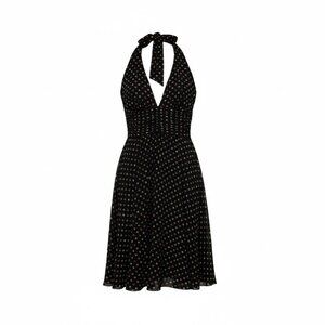 Mannequines Silk Multi Color Polka Dot Dress